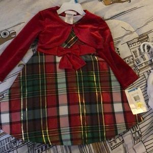 Beautiful Bonnie jean baby dress size 24 month .